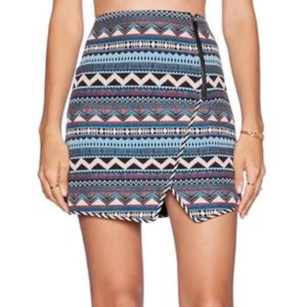 Greylin Stannis Aztec Print Skirt
